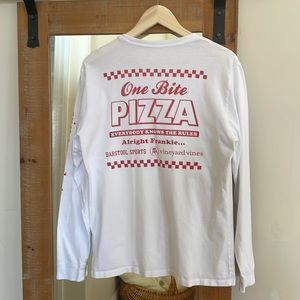 Vineyard Vines Long-Sleeve Pizza Shop Pocket Tee Size Small